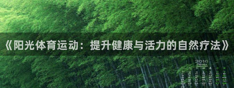 vsport体育官网下载官方客服电话：《阳光体育运动