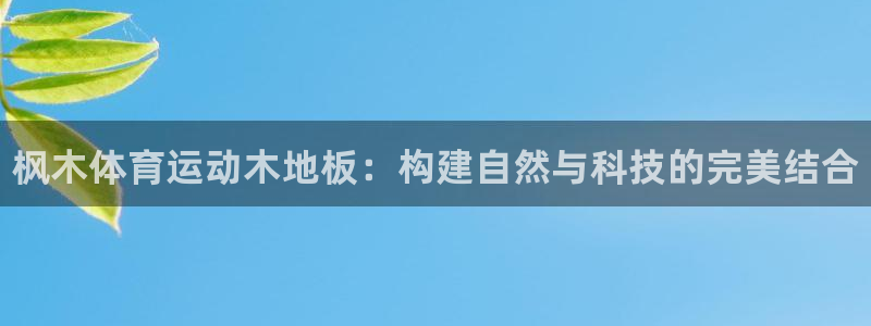 vsport体育官网下载平台APP：枫木体育运动木地