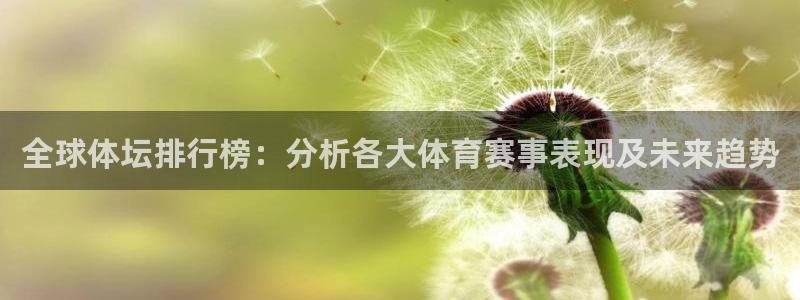 vsport体育官方正版app集团logo：全球体坛排行榜：